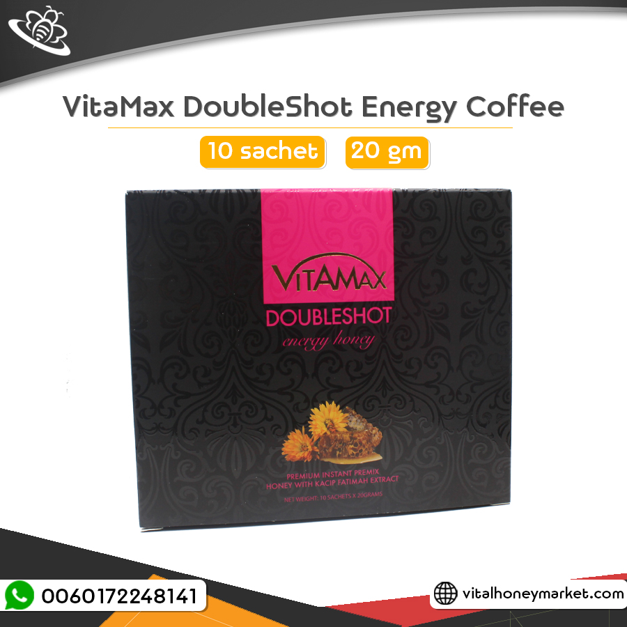 Vitamax Doubleshot Energy Coffee For Her 10 Sachets 20 Gm Vital 