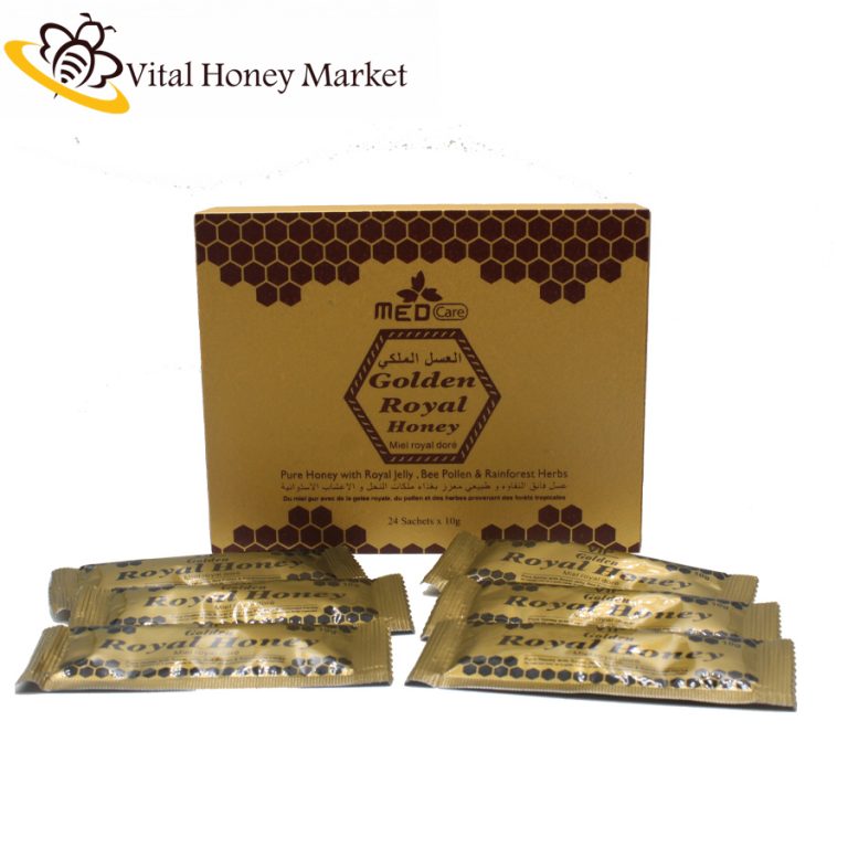 Golden Royal Honey For Men (12 Sachets – 20 gm) | Vital Honey Market